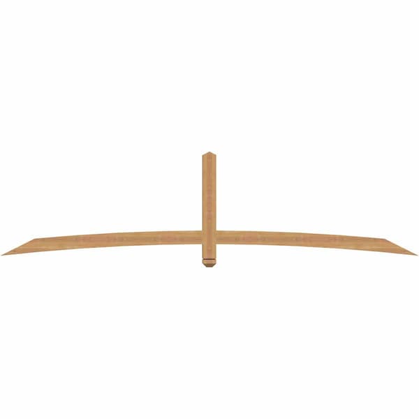Ekena Millwork Bellingham Timber Gable Bracket, Western Red Cedar, 108"W x 27"H x 3 1/2"D x 3 1/2"F, 6/12 Pitch GBW108X27X0404BEL00SWR - main